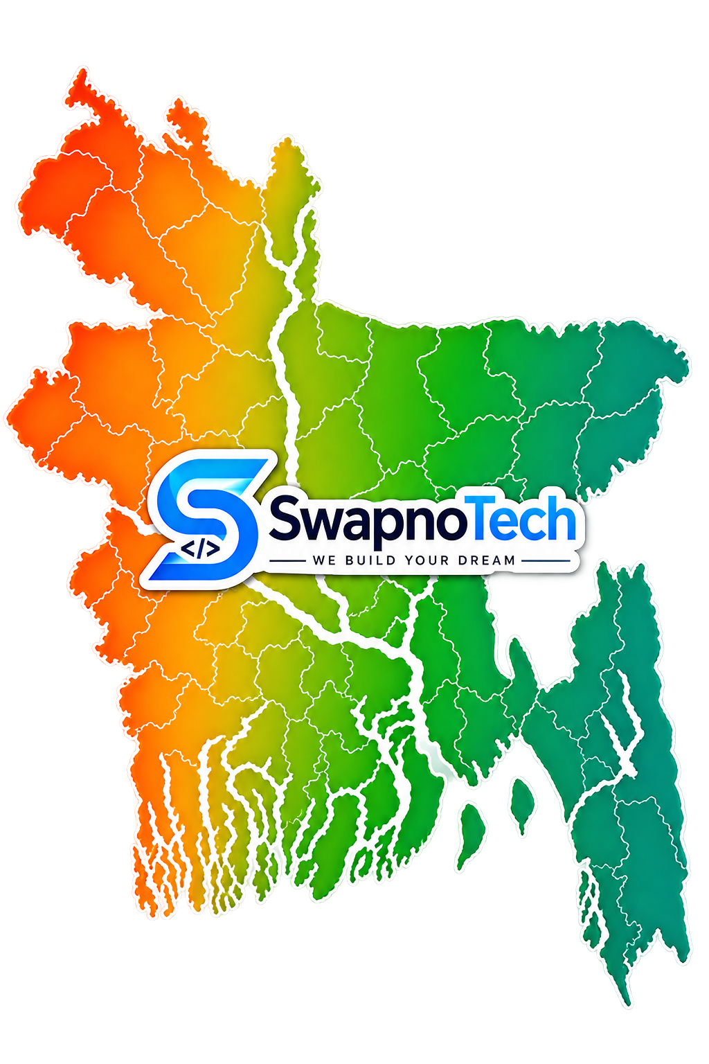 Bangladesh Map AZ SMM